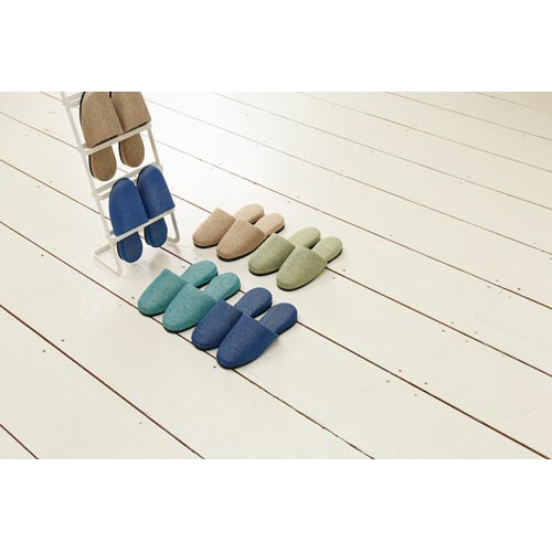オリジナル布スリッパ L ブルー5足入り