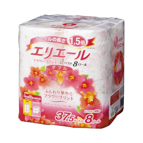 フラワープリント ダブル37.5m 8個