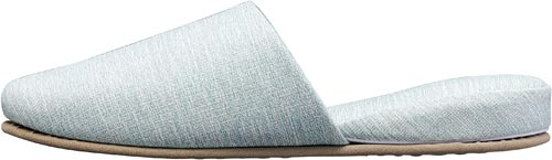 拭くだけお手入れのビニールスリッパ ブルー 40足