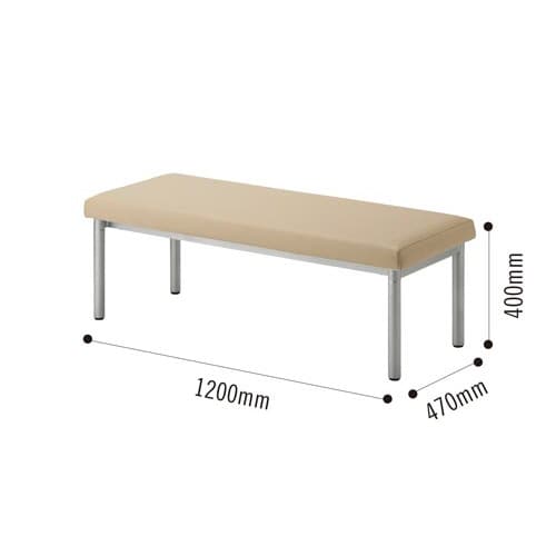 スタンダードベンチ 幅1200 ベージュ