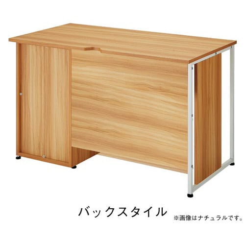 モルトデスク片袖机W1000D600Dブラウン