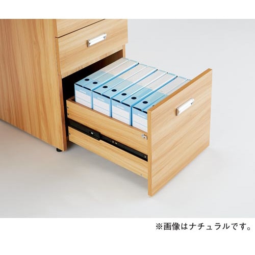 モルトデスク片袖机W1000D600Dブラウン