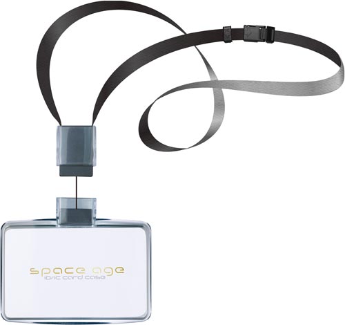 リールタイプカードホルダー ICサイズ ブラック