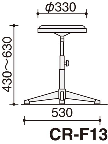 作業用イス スツールタイプ