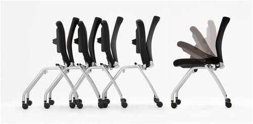 スタイラ 背インディゴブルー 座ブラック