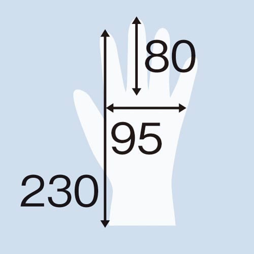 事務作業に便利なすべり止め軍手 12双×10