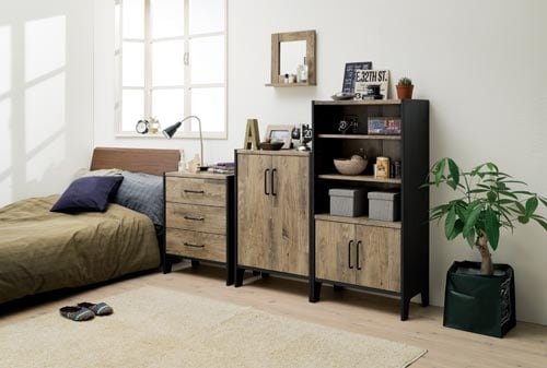 ビンテージ風ラック W581D356H1191