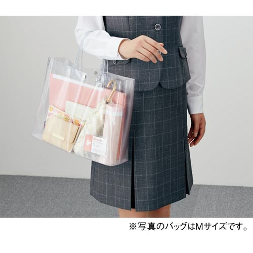 持ち出しやすいシースルーバッグ Sサイズ