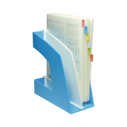 ファイルボックス(仕切板付)A4縦 黒 10個