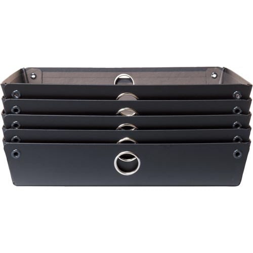 スタッキングトレー A4 黒 10個