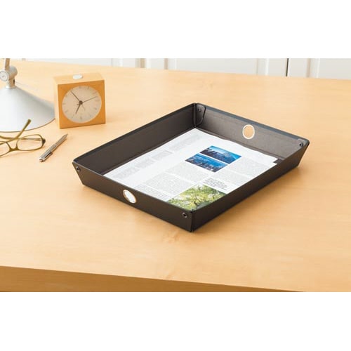 スタッキングトレー A4 黒 10個