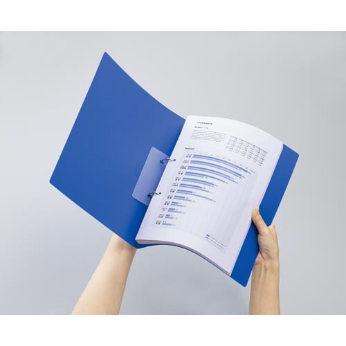 書類が見やすい表紙ぴったりリングF ピンク30冊