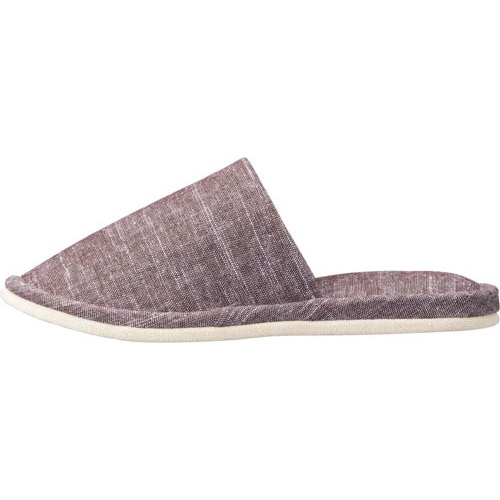 外縫いスリッパ ブラウン L 20足入