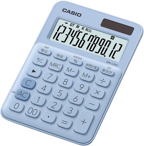 カシオ カラフル電卓 mw c20c カウネット カシオ カラフル電卓 mw c20c カウネット