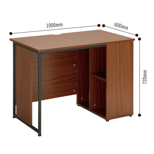 (ア)モルトデスク2段収納付W1000D600DB