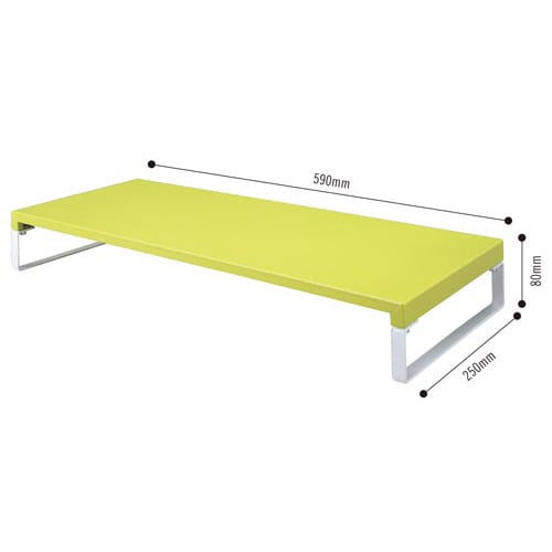 机上台 幅590mm 黄緑