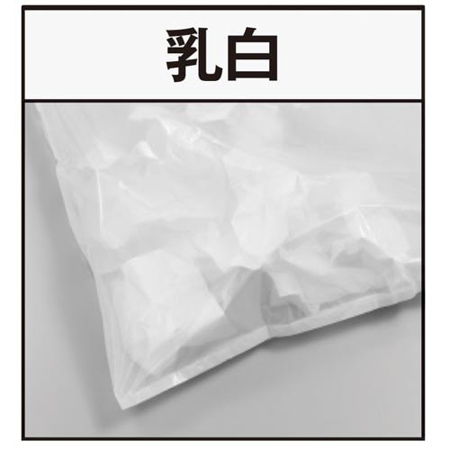 再生原料入り低密度ポリバッグ45L乳白100枚×3