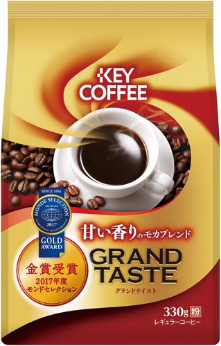 キーコーヒー グランドテイスト レギュラーコーヒー 粉 カウネット