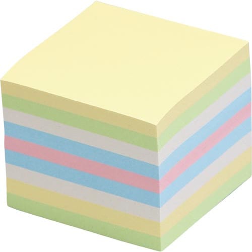 ポストイット 再生紙キューブ 50×50 黄