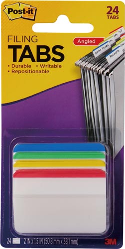 ポストイットジョーブ アングルタブ 4色