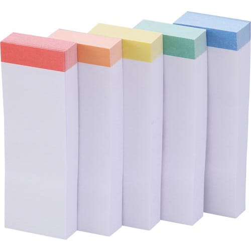 ポストイット 強粘着75×25 色帯5色 5冊