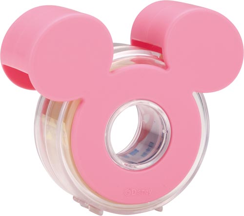 テープカッター　ミッキーマウス　ピンク