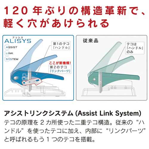カール事務器 ２穴パンチ アリシス カウネット