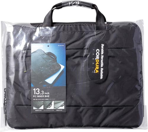 インナーバッグ 取っ手付 13.3インチ ブラック