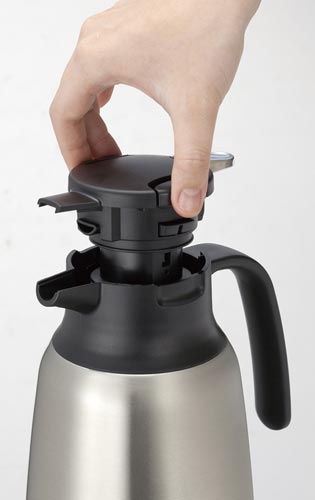 ピーコック魔法瓶 ステンレス製ハンドポット カウネット