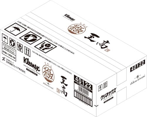クリネックスティシュー 至高 極(きわみ) 4箱入