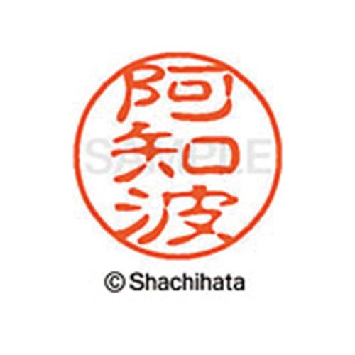 シヤチハタネーム ブラック11 阿知波