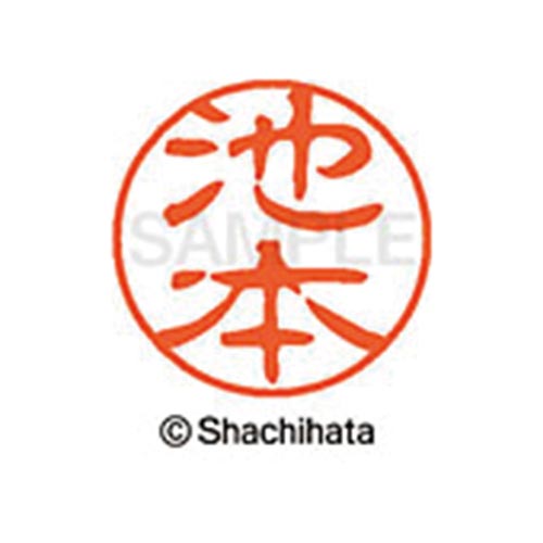 シヤチハタネーム ブラック11 池本