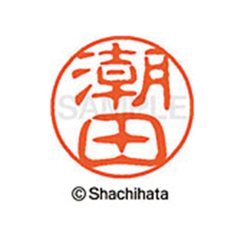 シヤチハタネーム ブラック11 潮田