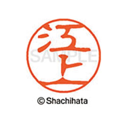シヤチハタネーム ブラック11 江上