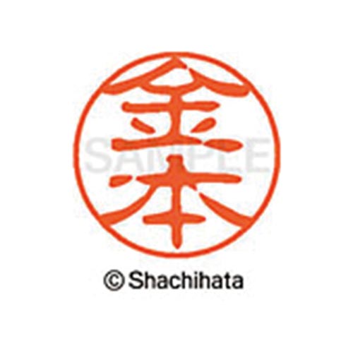 シヤチハタネーム ブラック11 金本