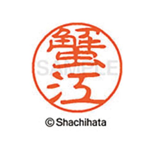 シヤチハタネーム ブラック11 蟹江