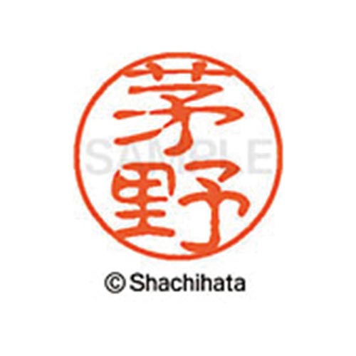 シヤチハタネーム ブラック11 茅野