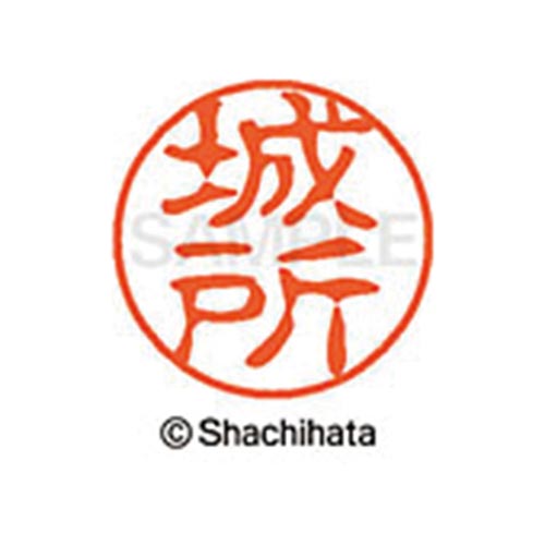 シヤチハタネーム ブラック11 城所
