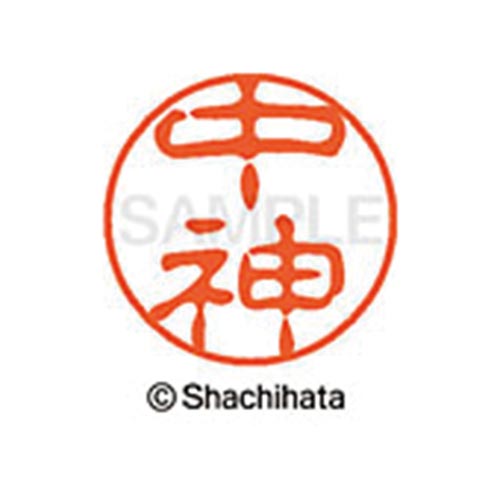 シヤチハタネーム ブラック11 中神