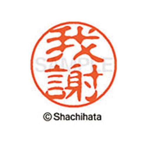 シヤチハタネーム ブラック11 我謝