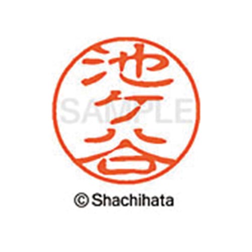シヤチハタネーム ブラック11 池ヶ谷