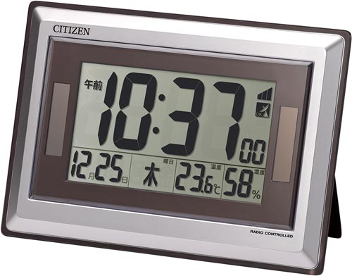 シチズン ソーラー電波デジタル置掛時計