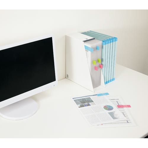 2WAYファイルボックス A4縦・横ネイビー