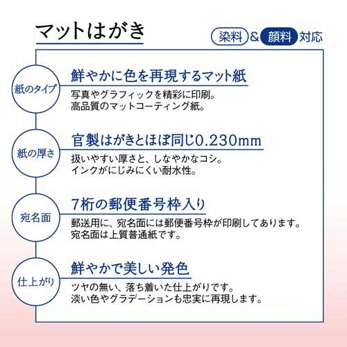 IJマットはがき 50枚入