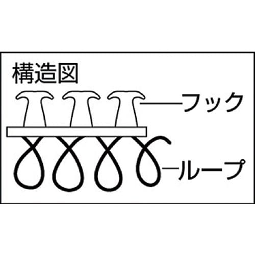 マジックケーブルロールタイ幅20mmX長さ10m白