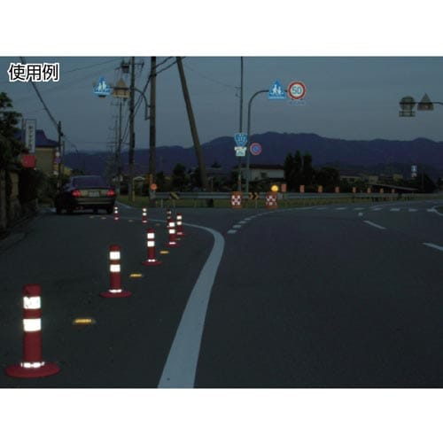 再帰反射テープ 90mmx10m 黄/黒