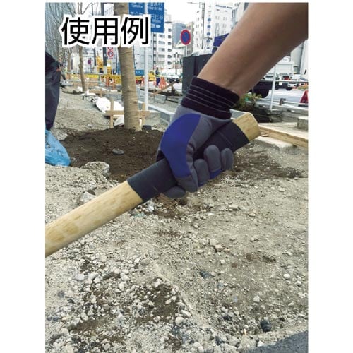 グリッピング人工皮革手袋 フィンガータイプ L