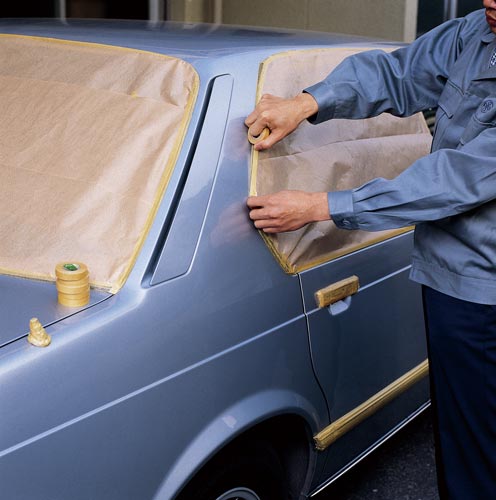 車輌用マスキングテープ#241 幅12mm10巻入