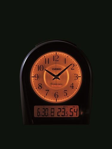 夜見えライト付き電波置時計TTM−160NJ