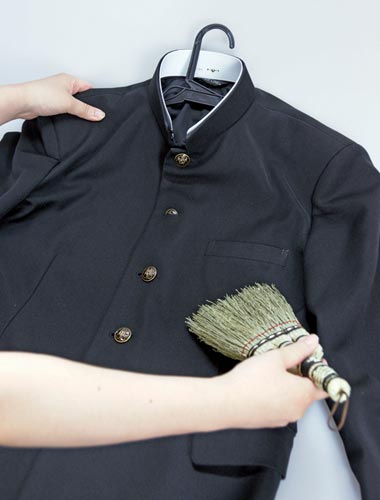 廃棄安心手編みハンドブラシ